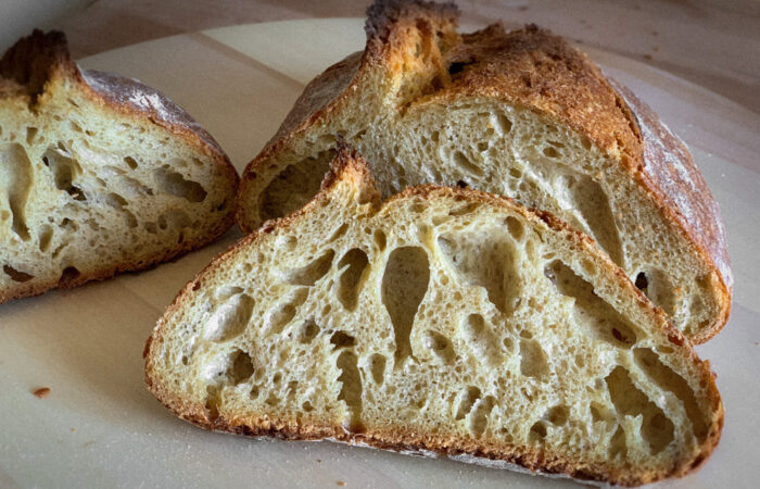 Pane 100% Enkir con lievito madre