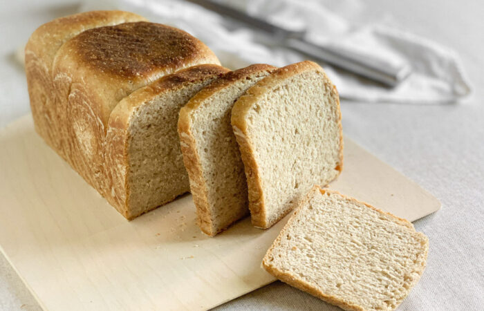 Pancarrè o pane in cassetta con lievito madre