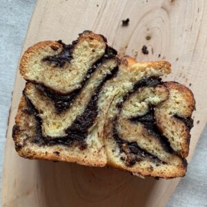 Babka al cioccolato con lievito madre